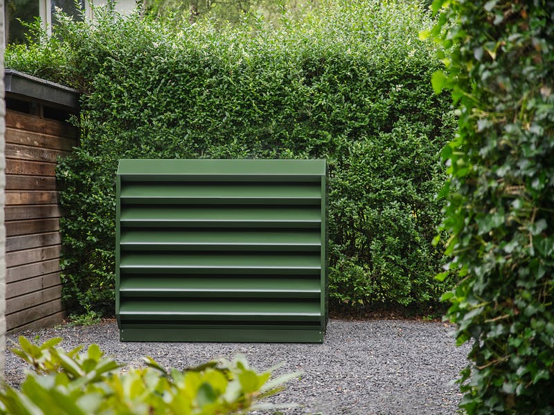 De Merford-kasten zetten geluidsgolven om in warmte. | Foto: Merford.nl