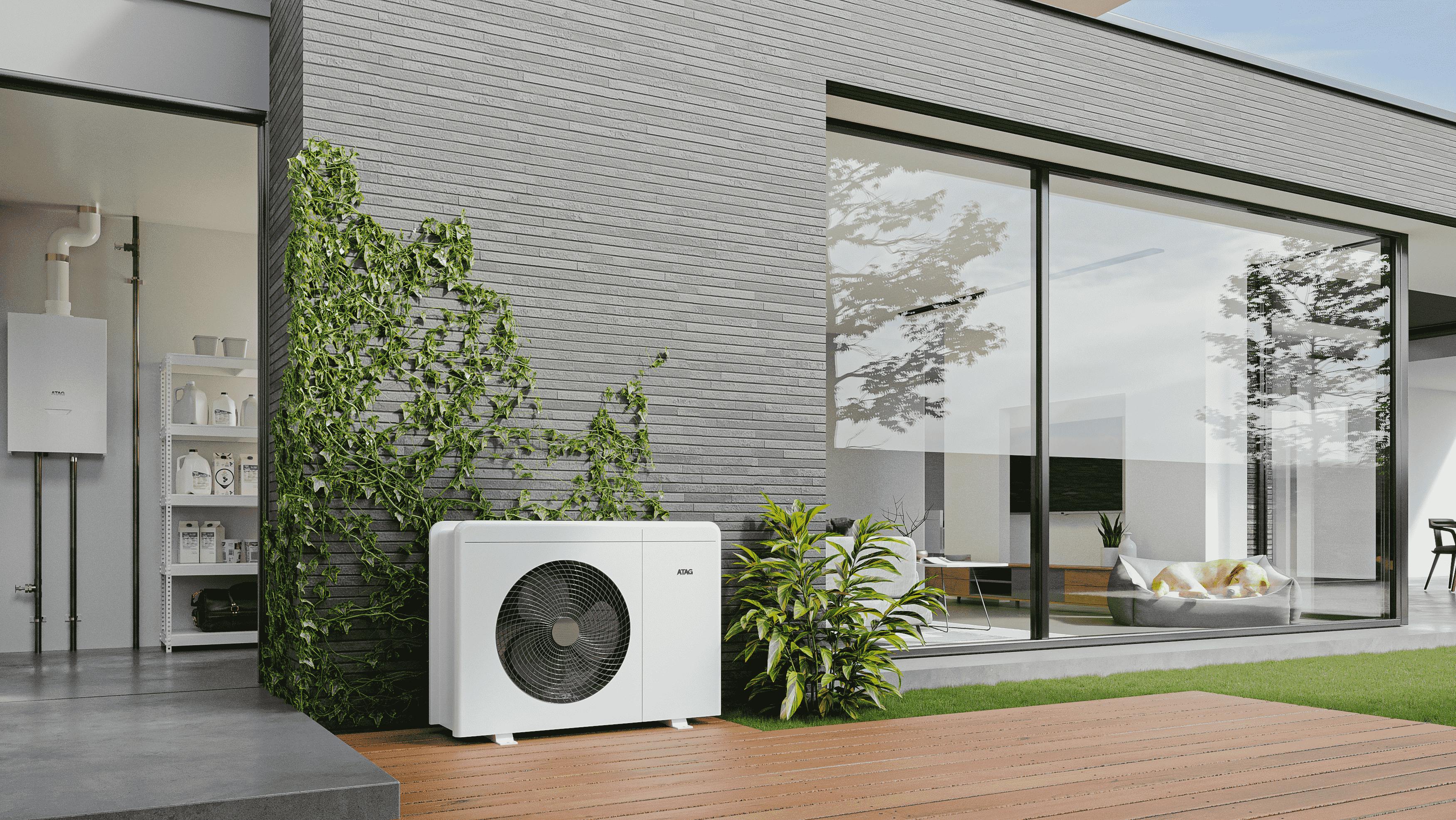 Bespaar op de verwarmingskosten met de Energion Hybrid naast je cv-ketel