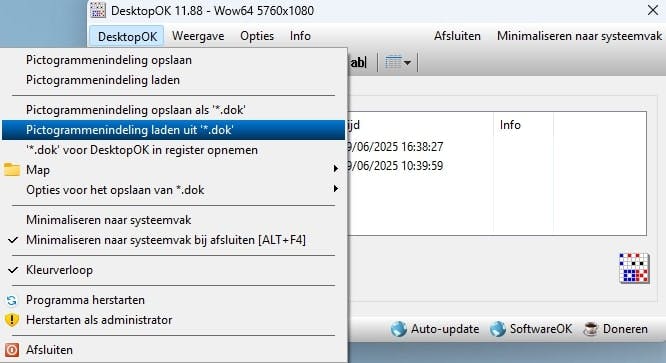 In principe kun je ook je vertrouwde pictogramlay-out terugzetten.